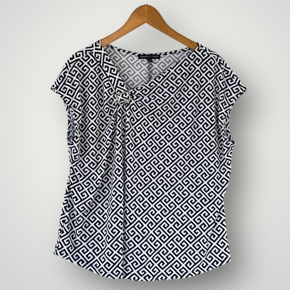 🎉5 for $45🎉 Adrienne Vittadini top blouse shirt size XL